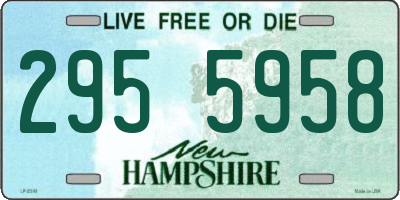 NH license plate 2955958