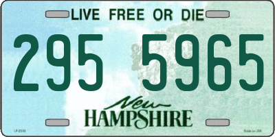 NH license plate 2955965