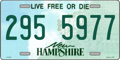 NH license plate 2955977