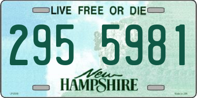 NH license plate 2955981