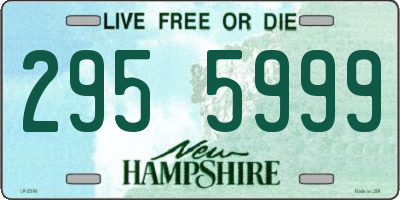 NH license plate 2955999