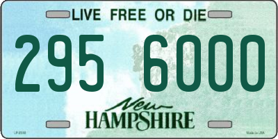 NH license plate 2956000