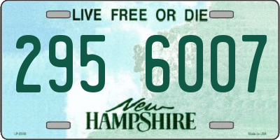 NH license plate 2956007