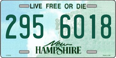 NH license plate 2956018