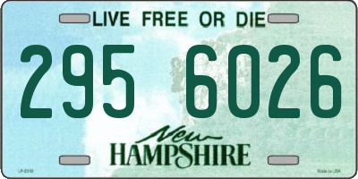 NH license plate 2956026