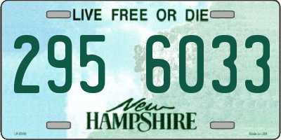 NH license plate 2956033