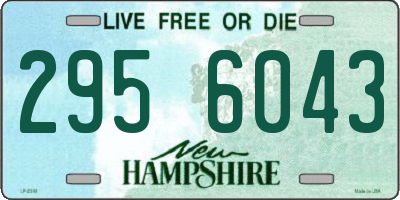 NH license plate 2956043