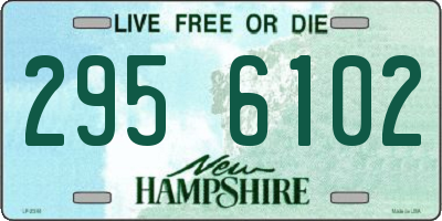 NH license plate 2956102