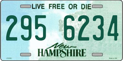 NH license plate 2956234