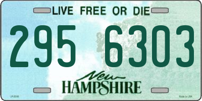 NH license plate 2956303