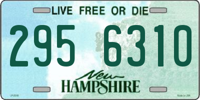 NH license plate 2956310