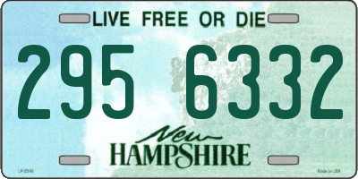NH license plate 2956332