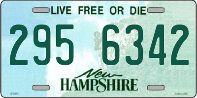 NH license plate 2956342