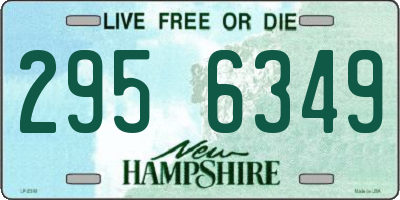 NH license plate 2956349