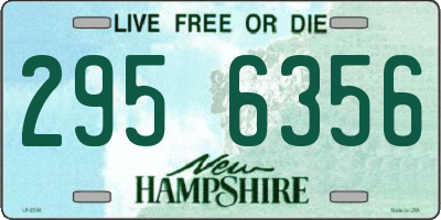NH license plate 2956356
