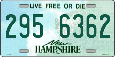 NH license plate 2956362