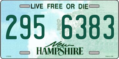 NH license plate 2956383