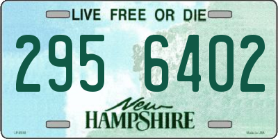NH license plate 2956402