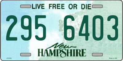 NH license plate 2956403
