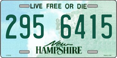NH license plate 2956415