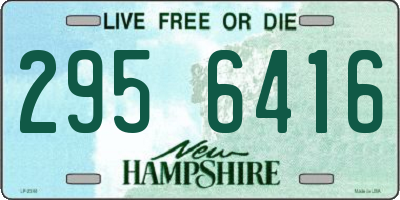 NH license plate 2956416