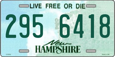 NH license plate 2956418