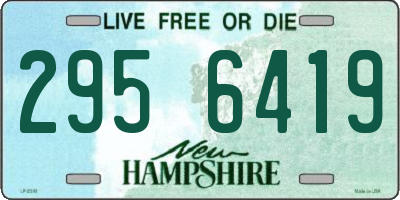 NH license plate 2956419