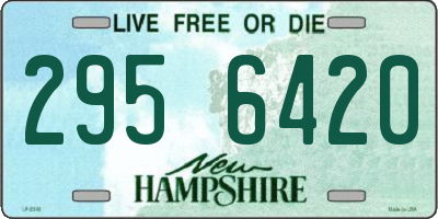 NH license plate 2956420