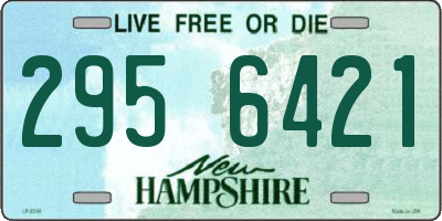 NH license plate 2956421