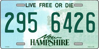 NH license plate 2956426