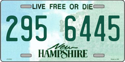 NH license plate 2956445