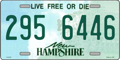 NH license plate 2956446