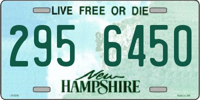 NH license plate 2956450