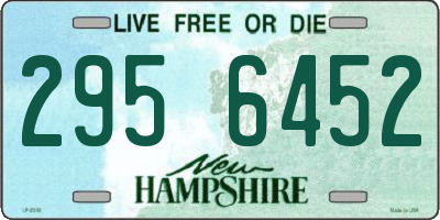 NH license plate 2956452