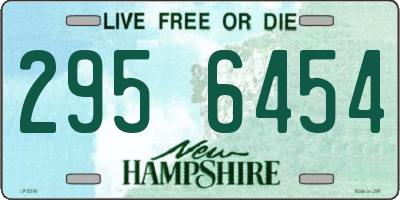 NH license plate 2956454