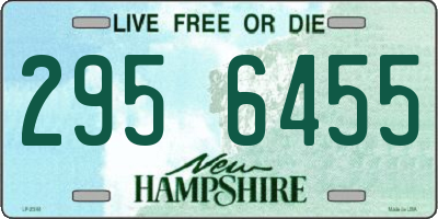 NH license plate 2956455