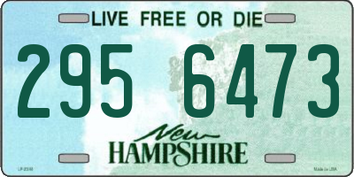 NH license plate 2956473