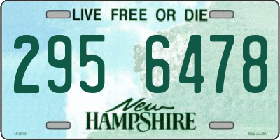 NH license plate 2956478
