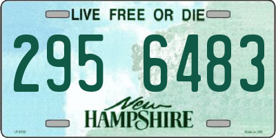 NH license plate 2956483
