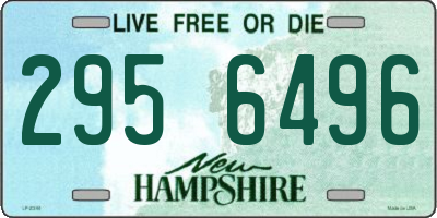 NH license plate 2956496
