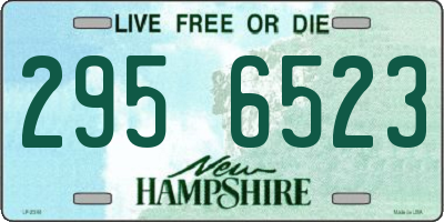 NH license plate 2956523