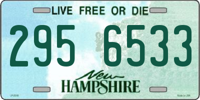 NH license plate 2956533