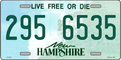 NH license plate 2956535