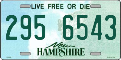 NH license plate 2956543