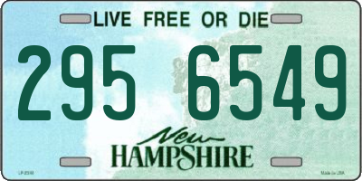 NH license plate 2956549