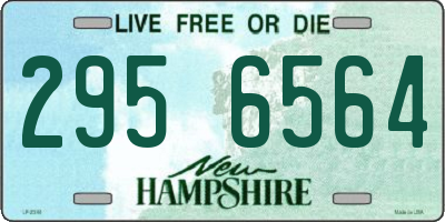 NH license plate 2956564