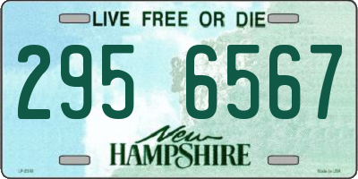 NH license plate 2956567
