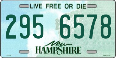 NH license plate 2956578
