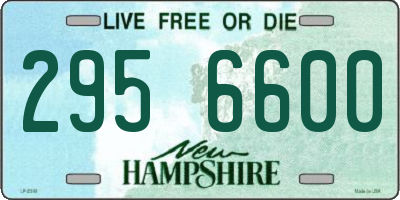 NH license plate 2956600