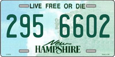 NH license plate 2956602